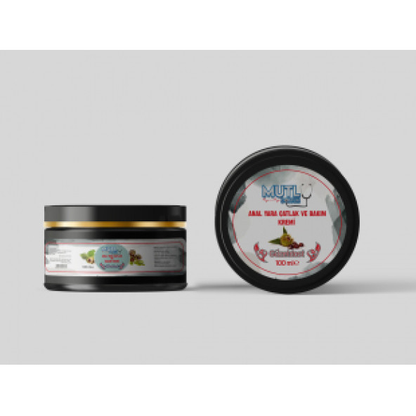 Mutlu Doktor Anal Yara ve Çatlak Kremi (Hemoroid Basur Kremi) 100ml