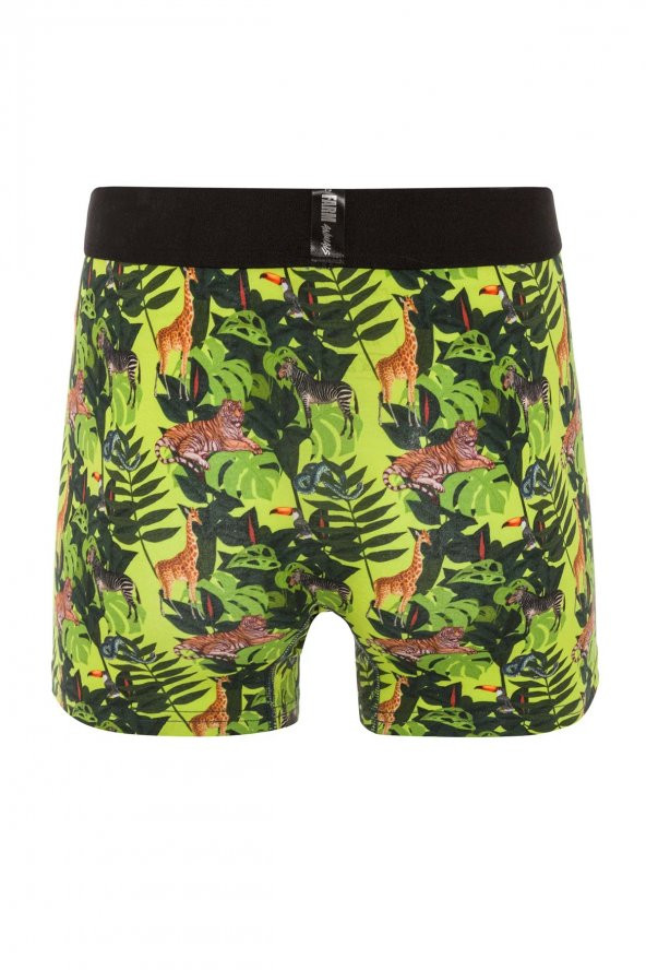 Farm Animals Tropical Desenli Boxer - 2