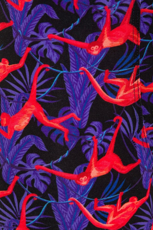 Farm Animals Red Monkey Desenli Boxer - 4