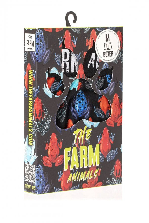 Farm Animals Frogs Desenli Boxer - 5