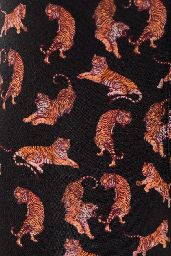 Farm Animals Tigers Desenli Boxer - 4