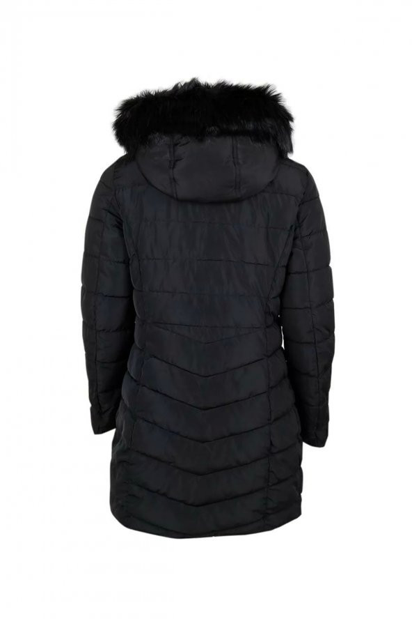 15183994 Kadın Siyah Mont - 2