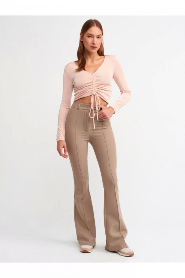 3795 Büzgülü Top-pudra - 3