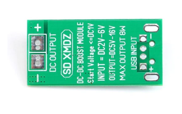 DC-DC 8W Voltaj Yükseltici Regülatör Modülü 3A 2-6V TO 5-16V - Resim 2
