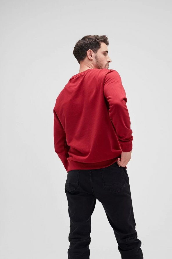 Erkek Bordo Sweatshırt Forward Maroon - 2