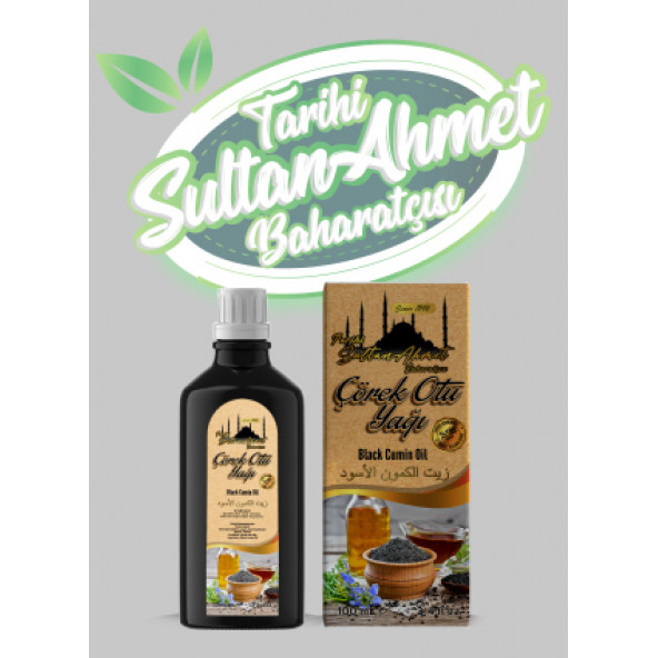 Tarihi SultanAhmet Baharatçısı Çörek Otu Yağı 100ml (Filtresiz)