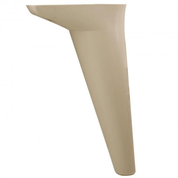 Lüks Mobilya Kanepe Sehpa Puf Koltuk Ayağı 20 cm Krem Baza Ayak - 3