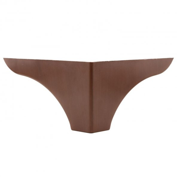 Lüks Mobilya Kanepe Sehpa Puf Koltuk Ayağı 10 cm Kahverengi Ahşap Desenli Baza Ayak - Resim 2