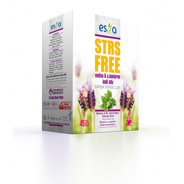 Esila Melisalı Karabaşotlu Stres Çayı 45 Süzen Poşet 90 Gr.