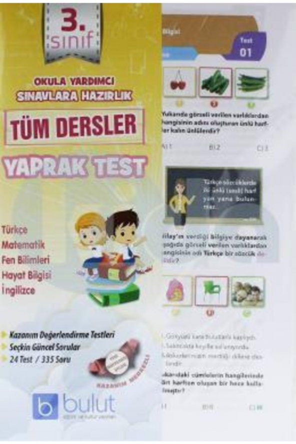 3. Sınıf Tüm Dersler Yaprak Test