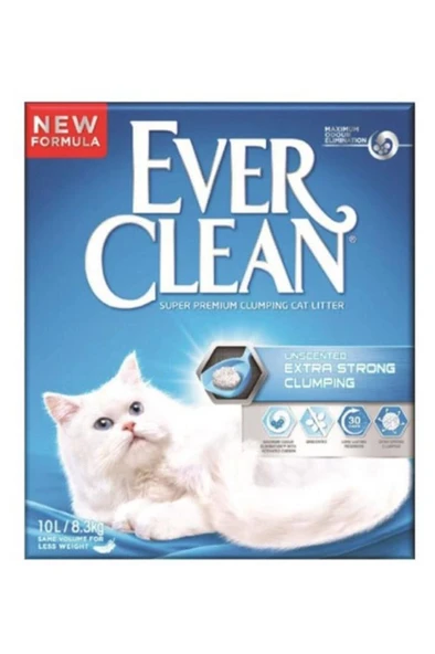Ever Clean Ekstra Güçlü Topaklanan Kokusuz Kedi Kumu 10lt