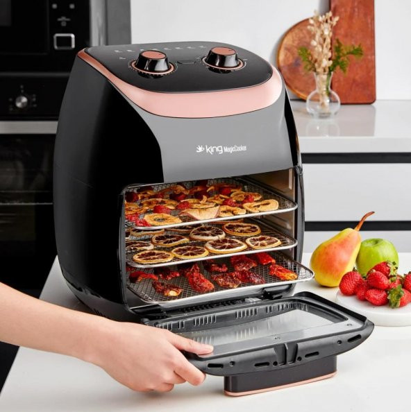 King Kyf29 Magiccooker Oven 11 Lt Yağsız Fritöz - 5