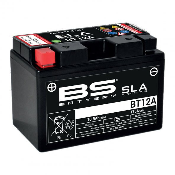 Bs Bt12a Sla 2015-2021 Aprilia RSV4 RF Uyumlu Akü Jel Akü