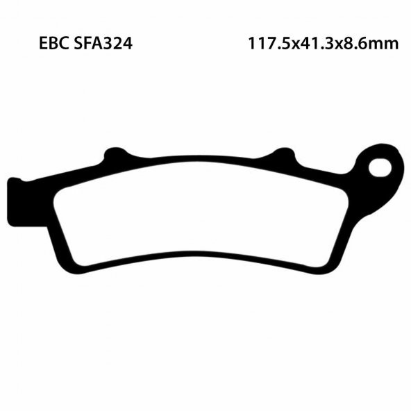 Ebc Sfa324 1999-2016 Aprilia Scarabeo 200 Ön Fren Balatası Organik Balata - 3