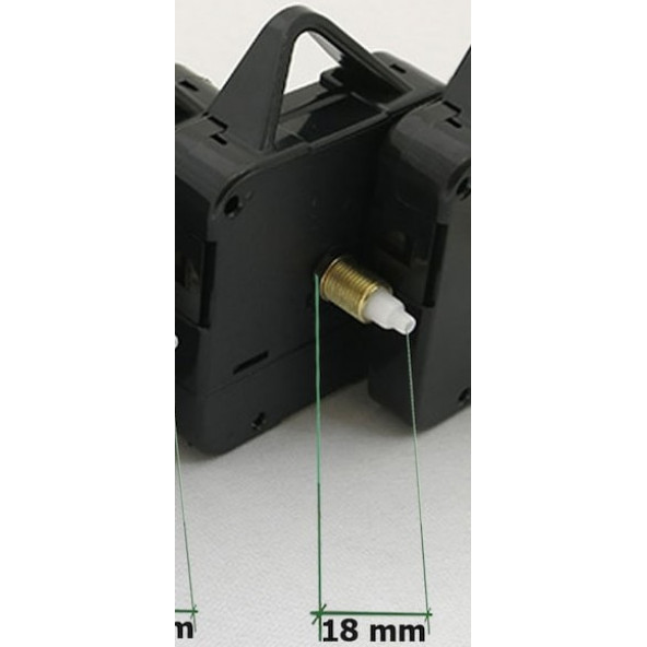 Aypaş, Akar Sessiz Saat Motoru ve Mekanizması (set) 18 mm. - 4