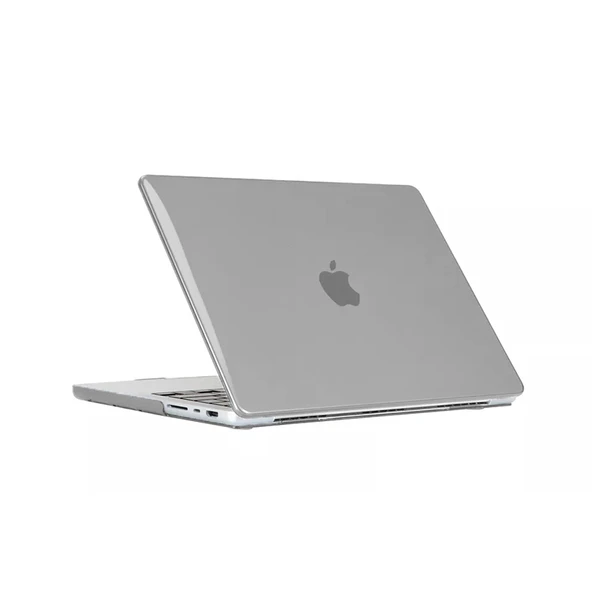 Apple Macbook Air 13.3inç M1 A2337 A2179 A1932 Kılıf Kristal Ön Arka Şeffaf Kapak - 3
