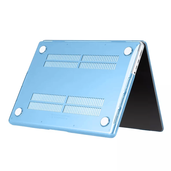 Apple Macbook Air 13.3inç 2020 A2179 Kılıf Kristal Ön Arka Şeffaf Kapak TD - 11