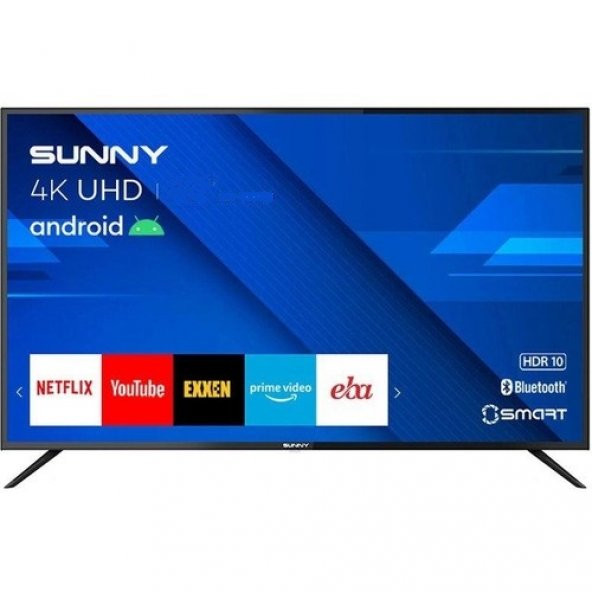 Sunny SN55FMN403 4K Ultra HD 55" 140 Ekran Uydu Alıcılı Android Smart Framless LED TV