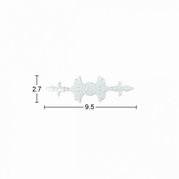 Bükülebilir Esnek Aplik 9,5x2,7cm EA-30 ürün görseli