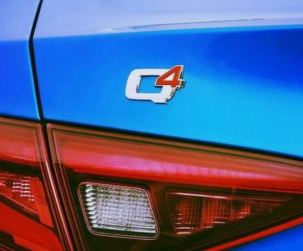 DK Tuning Alfa Romeo Q4 Kırmızı Gri Bagaj Logo Arma - Resim 3