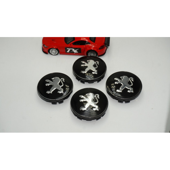 Peugeot Jant Göbeği Kapak Seti 60mm - Resim 2