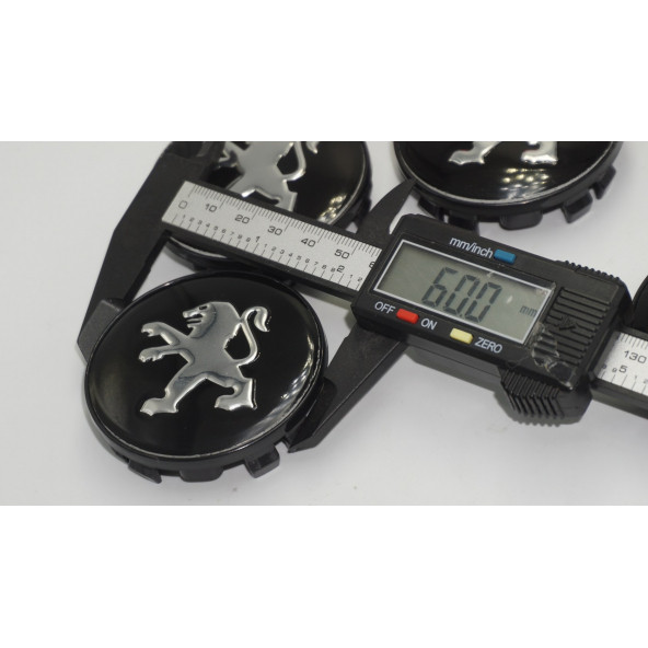 Peugeot Jant Göbeği Kapak Seti 60mm - Resim 6