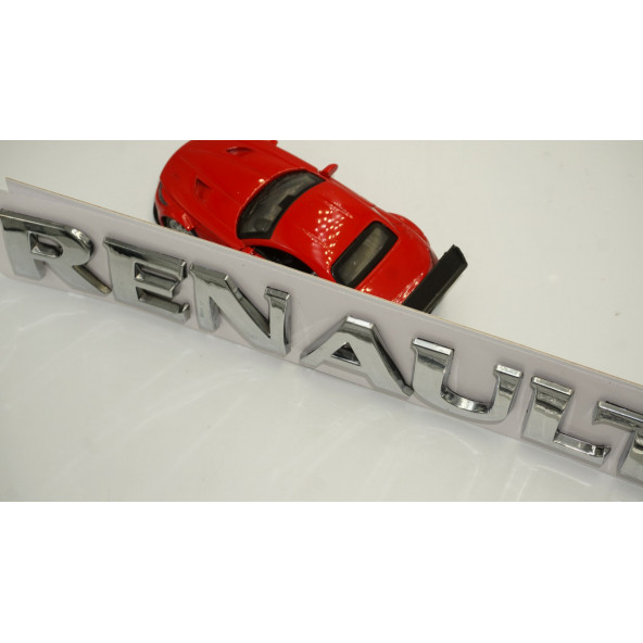 Renault Kangoo 2 Trafik 3 Bagaj Krom ABS 3M 3D Yazı Logo Amblem - Resim 5