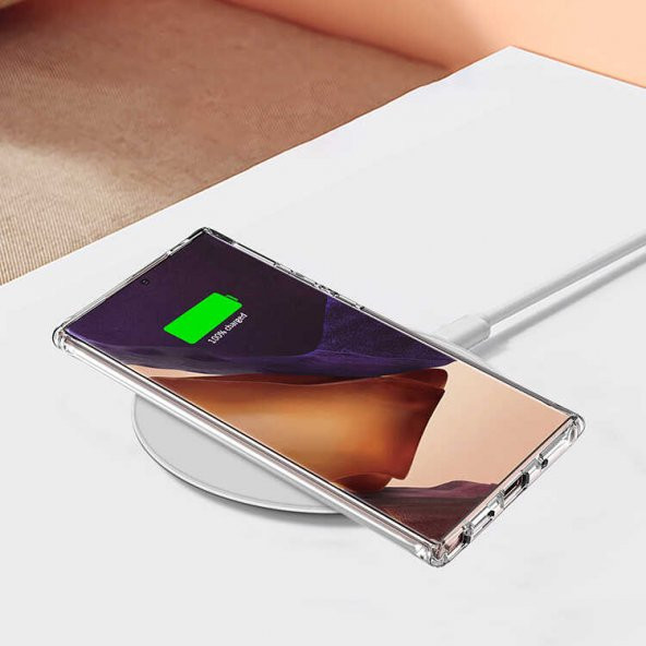 Samsung Galaxy Note 20 Ultra Kılıf Zore 2mm Anti Shock Silikon - 5