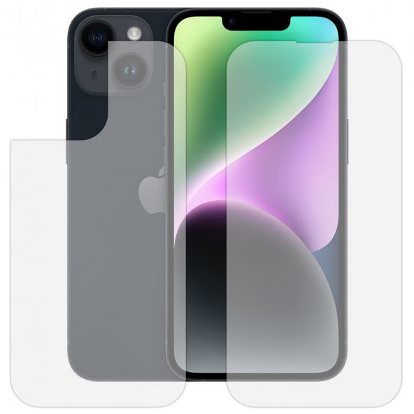 Bufalo iPhone 14 Ekran Koruyucu ÖN+ARKA FlexiGlass Nano