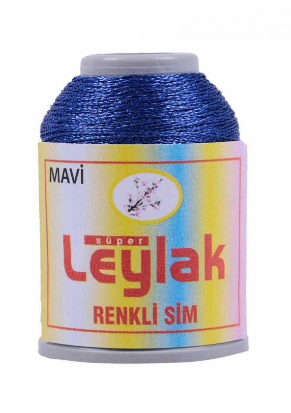 Leylak Renkli Sim İpliği Mavi - 1