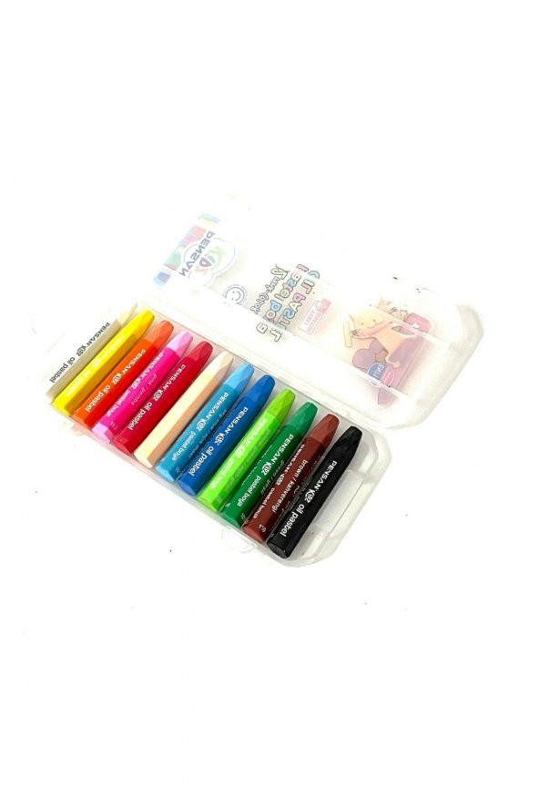 Pensan Pastel Boya 12 Renk plastik kutulu - 2