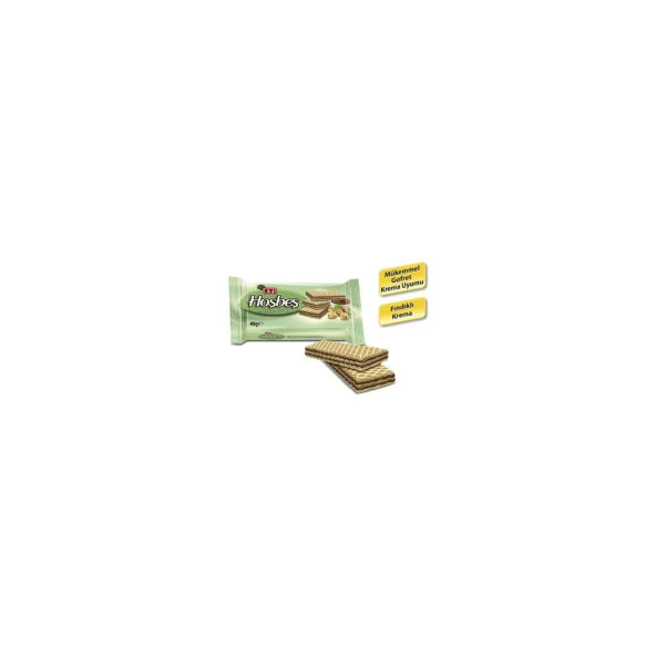 Eti Hoşbeş Fındık Kremalı Gofret 40 g x 24 Adet - 3