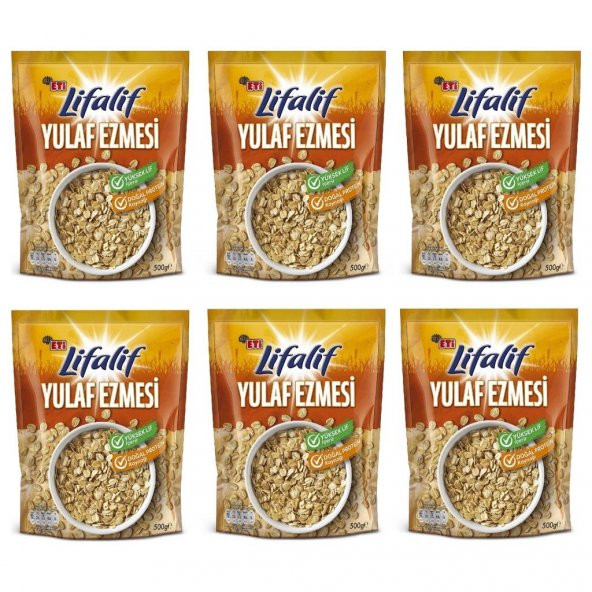 Eti Lifalif Yulaf Ezmesi 500 g x 6 Adet - 2