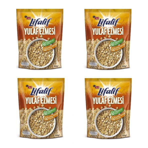Eti Lifalif Yulaf Ezmesi 500 g x 4 Adet - 2