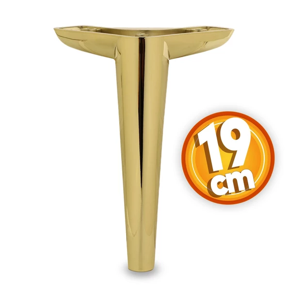 Piko Lüks Mobilya Kanepe Tv Ünitesi Konsol Koltuk Ayağı 19 Cm Gold Altın Ayakları
