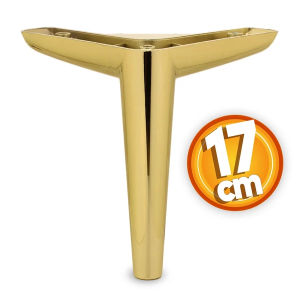 Piko Lüks Mobilya Kanepe Tv Ünitesi Konsol Koltuk Ayağı 17 Cm Gold Altın Baza Ayakları