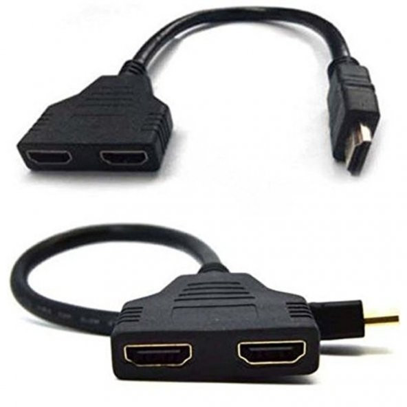 2 Port Hdmi Splitter Switch Çoklayıcı Ekran Çoğaltıcı Hub - 3