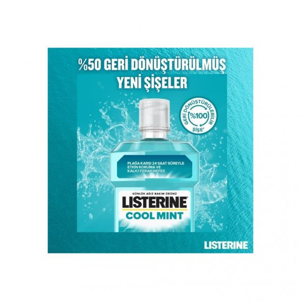 Listerine Cool Mint Ağız Bakım Suyu 500+250 Ml - 6