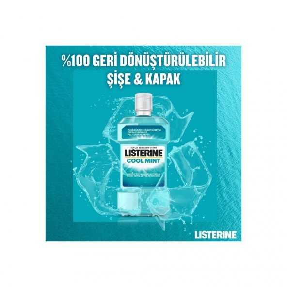 Listerine Cool Mint Ağız Bakım Suyu 500+250 Ml - 7