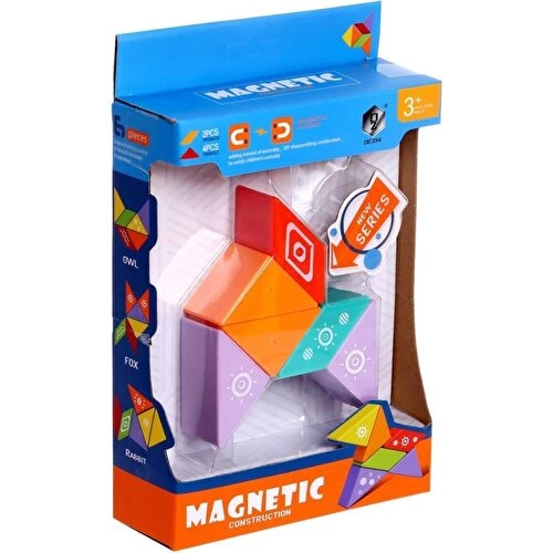 6 Parça Manyetik Zeka Blokları - Resim 3