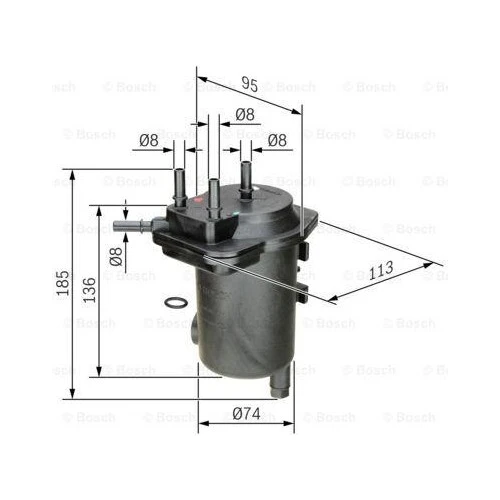 Bosch Mazot Filtresi 1.5dci̇ Note 0450907011 ürün görseli