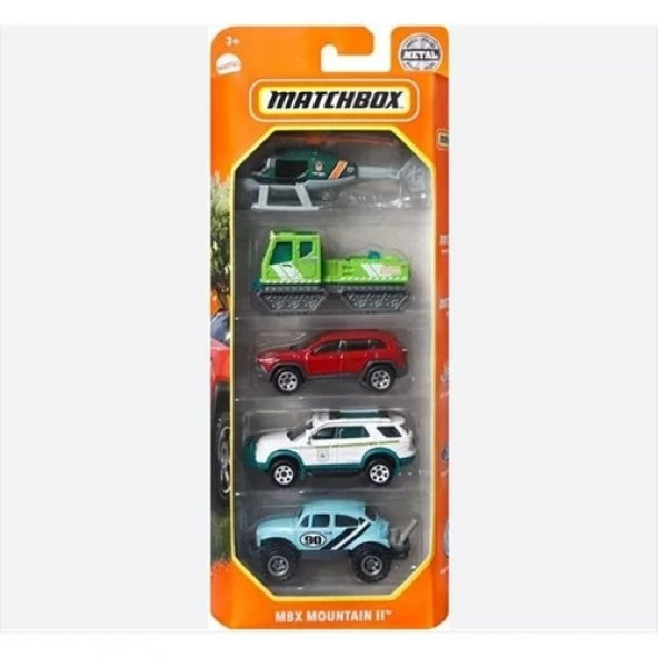Matchbox Metal Beşli Araba Seti Mbx Mountain Iı Hfh07