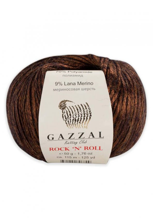 Gazzal Rock N Roll El Örgü İpi 50 gr | 13907