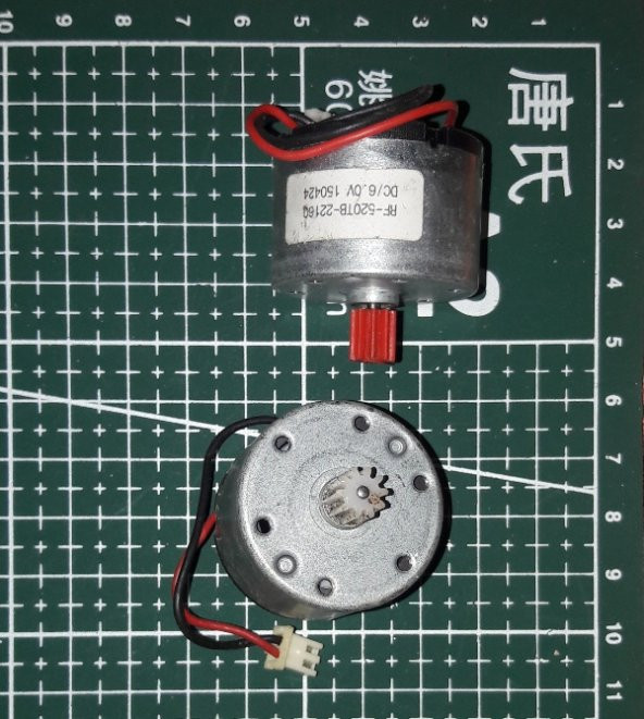 RF-520TB-22160 DC 6.0V (Çap 33mm) Yüksek Devirli Motor - Resim 7
