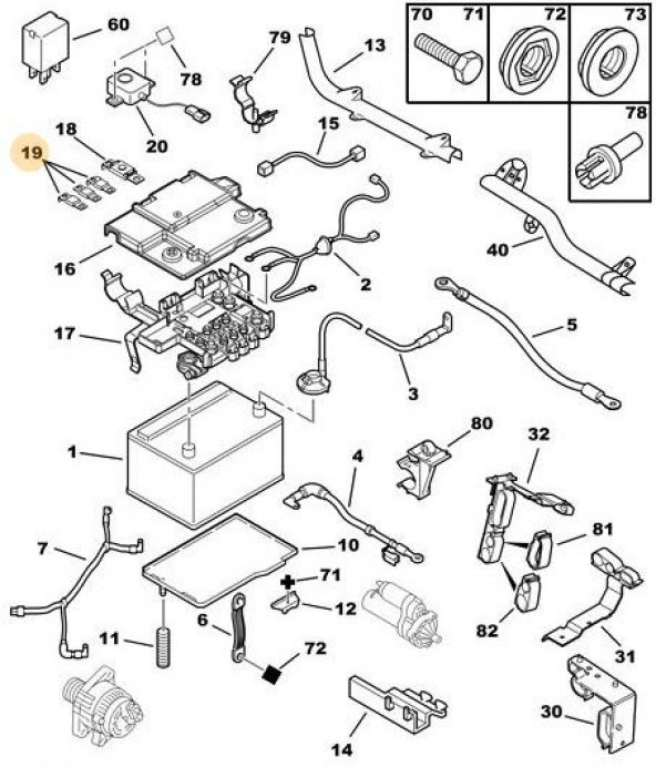 SİGORTA BOXER-JUMPER-DUCATO II 125AMP TURUNCU - Resim 2