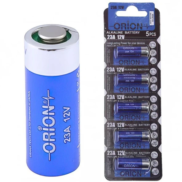 Orion 23A 12V Alkalin Pil 5'li Paket ürün görseli
