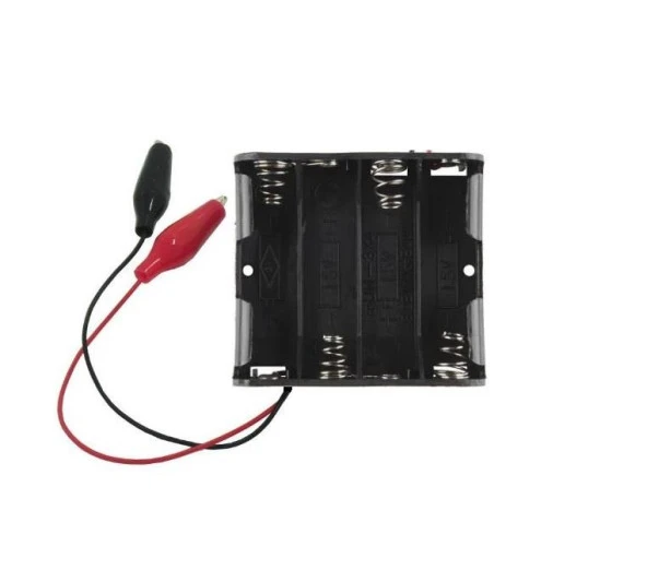 Pil Yuvası AA 4lü Krokodil Çıkışlı ürün görseli