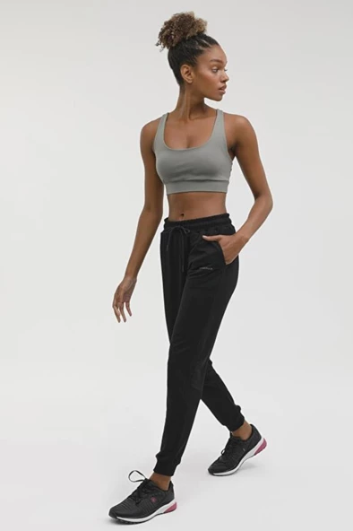 Lumberjack 100003003 W-CT133 Basıc Jogger 2PR Kadın Eşofman Altı Siyah - 2