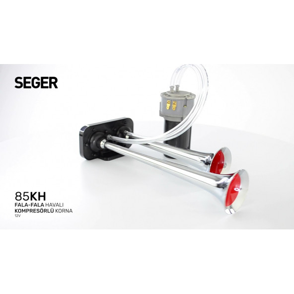 SEGER 24V. FALA-FALA KOMPRESÖRLÜ HAVALI KORNA, No: 85KH24.000.02K, EAN: 8698520201599 - 4