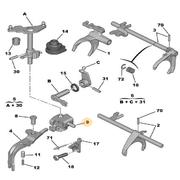 VİTES BAĞLANTI BRAKETİ C2-C3-C4-C-ELYSEE-NEMO-XSARA